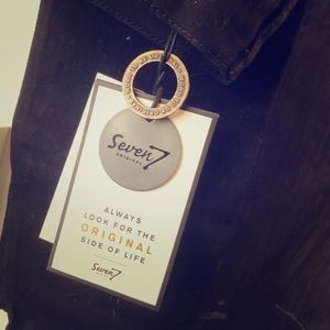 Seven “super skinny” Black “Kate” Jeans